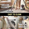 imageHVERSAILTEX Area Rug 5 x 7 Washable Soft Rugs for Bedroom Living Room Non Slip Non Shedding Printed Accent Indoor Floor Carpet Perfect for Vintage and MidCentury Inspired Homes Black MedallionTwlight