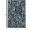 imageHVERSAILTEX Area Rug 5 x 7 Washable Soft Rugs for Bedroom Living Room Non Slip Non Shedding Printed Accent Indoor Floor Carpet Perfect for Vintage and MidCentury Inspired Homes Black MedallionPaisley