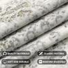 imageHVERSAILTEX Area Rug 5 x 7 Washable Soft Rugs for Bedroom Living Room Non Slip Non Shedding Printed Accent Indoor Floor Carpet Perfect for Vintage and MidCentury Inspired Homes Black MedallionBoho Persian Floral