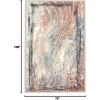imageHVERSAILTEX Area Rug 5 x 7 Washable Soft Rugs for Bedroom Living Room Non Slip Non Shedding Printed Accent Indoor Floor Carpet Perfect for Vintage and MidCentury Inspired Homes Black MedallionTwlight