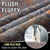 imageHVERSAILTEX Area Rug 5 x 7 Washable Soft Rugs for Bedroom Living Room Non Slip Non Shedding Printed Accent Indoor Floor Carpet Perfect for Vintage and MidCentury Inspired Homes Black MedallionRust