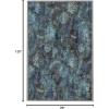 imageHVERSAILTEX Area Rug 5 x 7 Washable Soft Rugs for Bedroom Living Room Non Slip Non Shedding Printed Accent Indoor Floor Carpet Perfect for Vintage and MidCentury Inspired Homes Black MedallionPaisley