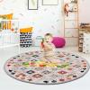 imageHVERSAILTEX Area Rug 5 x 7 Washable Soft Rugs for Bedroom Living Room Non Slip Non Shedding Printed Accent Indoor Floor Carpet Perfect for Vintage and MidCentury Inspired Homes Black MedallionElegant Diamond