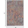 imageHVERSAILTEX Area Rug 5 x 7 Washable Soft Rugs for Bedroom Living Room Non Slip Non Shedding Printed Accent Indoor Floor Carpet Perfect for Vintage and MidCentury Inspired Homes Black MedallionRust