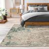 imageHVERSAILTEX Area Rug 5 x 7 Washable Soft Rugs for Bedroom Living Room Non Slip Non Shedding Printed Accent Indoor Floor Carpet Perfect for Vintage and MidCentury Inspired Homes Black MedallionChandra