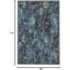 imageHVERSAILTEX Area Rug 5 x 7 Washable Soft Rugs for Bedroom Living Room Non Slip Non Shedding Printed Accent Indoor Floor Carpet Perfect for Vintage and MidCentury Inspired Homes Black MedallionPaisley