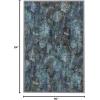 imageHVERSAILTEX Area Rug 5 x 7 Washable Soft Rugs for Bedroom Living Room Non Slip Non Shedding Printed Accent Indoor Floor Carpet Perfect for Vintage and MidCentury Inspired Homes Black MedallionPaisley