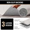 imageHVERSAILTEX Area Rug Super Soft Faux Fur Carpet 2x3 Feet Furry Kids Nursery Bedroom Living Room Carpet High Pile Throw Shag Plush Rug for Dorm Teen Decor Bronze GreenIvory