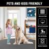 imageHVERSAILTEX Area Rug Super Soft Faux Fur Carpet 2x3 Feet Furry Kids Nursery Bedroom Living Room Carpet High Pile Throw Shag Plush Rug for Dorm Teen Decor Bronze GreenGrey
