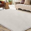 imageHVERSAILTEX Area Rug Super Soft Faux Fur Carpet 2x3 Feet Furry Kids Nursery Bedroom Living Room Carpet High Pile Throw Shag Plush Rug for Dorm Teen Decor Bronze GreenIvory
