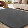 imageHVERSAILTEX Area Rug Super Soft Faux Fur Carpet 2x3 Feet Furry Kids Nursery Bedroom Living Room Carpet High Pile Throw Shag Plush Rug for Dorm Teen Decor Bronze GreenGrey