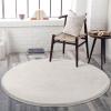 imageHVERSAILTEX Area Rug Super Soft Faux Fur Carpet 2x3 Feet Furry Kids Nursery Bedroom Living Room Carpet High Pile Throw Shag Plush Rug for Dorm Teen Decor Bronze GreenIvory