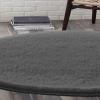 imageHVERSAILTEX Area Rug Super Soft Faux Fur Carpet 2x3 Feet Furry Kids Nursery Bedroom Living Room Carpet High Pile Throw Shag Plush Rug for Dorm Teen Decor Bronze GreenGrey