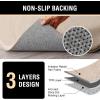 imageHVERSAILTEX Area Rug Super Soft Faux Fur Carpet 2x3 Feet Furry Kids Nursery Bedroom Living Room Carpet High Pile Throw Shag Plush Rug for Dorm Teen Decor Bronze GreenFrench Oak