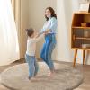 imageHVERSAILTEX Area Rugs for Living Room 5x7 Feet Fluffy Shag Large Fuzzy Plush Soft Throw Rug Modern Large Shaggy Floor Big Carpets for Bedroom Kids Home Decor Aesthetic Nursery BlackFrench Oak