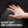 imageHVERSAILTEX Area Rugs for Living Room 5x7 Feet Fluffy Shag Large Fuzzy Plush Soft Throw Rug Modern Large Shaggy Floor Big Carpets for Bedroom Kids Home Decor Aesthetic Nursery BlackBlack