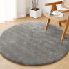 imageHVERSAILTEX Area Rugs for Living Room 5x7 Feet Fluffy Shag Large Fuzzy Plush Soft Throw Rug Modern Large Shaggy Floor Big Carpets for Bedroom Kids Home Decor Aesthetic Nursery BlackGrey