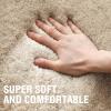 imageHVERSAILTEX Area Rugs for Living Room 5x7 Feet Fluffy Shag Large Fuzzy Plush Soft Throw Rug Modern Large Shaggy Floor Big Carpets for Bedroom Kids Home Decor Aesthetic Nursery BlackFrench Oak