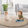 imageHVERSAILTEX Area Rugs for Living Room 5x7 Feet Fluffy Shag Large Fuzzy Plush Soft Throw Rug Modern Large Shaggy Floor Big Carpets for Bedroom Kids Home Decor Aesthetic Nursery BlackFrench Oak