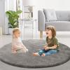 imageHVERSAILTEX Area Rugs for Living Room 5x7 Feet Fluffy Shag Large Fuzzy Plush Soft Throw Rug Modern Large Shaggy Floor Big Carpets for Bedroom Kids Home Decor Aesthetic Nursery BlackGrey