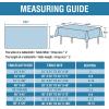 imageHVERSAILTEX Linen Textured Table Cloths Round 60 Inch Premium Solid Tablecloth SpillProof Waterproof Table Cover for Dining Buffet Feature Extra Soft and Thick Fabric Wrinkle Free IvoryTeal