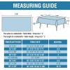imageHVERSAILTEX Linen Textured Table Cloths Round 60 Inch Premium Solid Tablecloth SpillProof Waterproof Table Cover for Dining Buffet Feature Extra Soft and Thick Fabric Wrinkle Free IvoryTeal