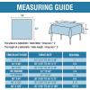 imageHVERSAILTEX Linen Textured Tablecloth Rectangle 60 x 120 Waterproof Solid Linen Woven Tablecloth SpillProof Linen Look Cover for Party Table Extra Soft and Thick Fabric Wrinkle Free Heather IvoryHeather Ivory
