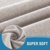 imageHVERSAILTEX Linen Textured Tablecloth Rectangle 60 x 120 Waterproof Solid Linen Woven Tablecloth SpillProof Linen Look Cover for Party Table Extra Soft and Thick Fabric Wrinkle Free Heather IvoryHeather Sand