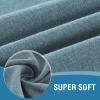 imageHVERSAILTEX Linen Textured Tablecloth Rectangle 60 x 120 Waterproof Solid Linen Woven Tablecloth SpillProof Linen Look Cover for Party Table Extra Soft and Thick Fabric Wrinkle Free Heather IvoryHeather Stone Blue