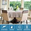 imageHVERSAILTEX Linen Textured Tablecloth Rectangle 60 x 120 Waterproof Solid Linen Woven Tablecloth SpillProof Linen Look Cover for Party Table Extra Soft and Thick Fabric Wrinkle Free Heather IvoryHeather Sand