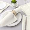 imageHVERSAILTEX Linen Textured Tablecloth Rectangle 60 x 120 Waterproof Solid Linen Woven Tablecloth SpillProof Linen Look Cover for Party Table Extra Soft and Thick Fabric Wrinkle Free Heather IvoryHeather Ivory