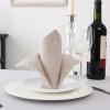 imageHVERSAILTEX Linen Textured Tablecloth Rectangle 60 x 120 Waterproof Solid Linen Woven Tablecloth SpillProof Linen Look Cover for Party Table Extra Soft and Thick Fabric Wrinkle Free Heather IvoryHeather Sand