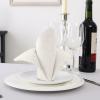 imageHVERSAILTEX Linen Textured Tablecloth Rectangle 60 x 120 Waterproof Solid Linen Woven Tablecloth SpillProof Linen Look Cover for Party Table Extra Soft and Thick Fabric Wrinkle Free Heather IvoryHeather Ivory