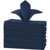 imageHVERSAILTEX Linen Textured Tablecloth Rectangle 60 x 120 Waterproof Solid Linen Woven Tablecloth SpillProof Linen Look Cover for Party Table Extra Soft and Thick Fabric Wrinkle Free Heather IvoryHeather Navy