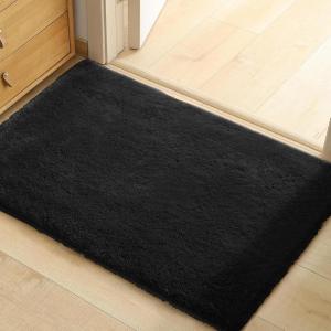 imageHVERSAILTEX Area Rugs for Living Room 5x7 Feet Fluffy Shag Large Fuzzy Plush Soft Throw Rug Modern Large Shaggy Floor Big Carpets for Bedroom Kids Home Decor Aesthetic Nursery BlackBlack