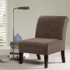imageHVERSAILTEX Armless Accent Chair Covers Thick Velvet Armless Chair Slipcovers High Stretch Chair Covers for Living Room Hotel Machine Washable Furniture Protector with Elastic Bottom NavyTaupe