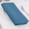 imageHVERSAILTEX Cloth Napkins Set of 12 18quot X 18quot Linen Textured Dinner Napkins Waterproof Extra Soft Thick Durable Reusable Napkins with Hemmed Edges for Dinners Weddings and Everyday Use AquaInk Blue
