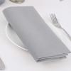 imageHVERSAILTEX Cloth Napkins Set of 12 18quot X 18quot Linen Textured Dinner Napkins Waterproof Extra Soft Thick Durable Reusable Napkins with Hemmed Edges for Dinners Weddings and Everyday Use AquaDove Gray