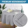 imageHVERSAILTEX Cloth Napkins Set of 12 18quot X 18quot Linen Textured Dinner Napkins Waterproof Extra Soft Thick Durable Reusable Napkins with Hemmed Edges for Dinners Weddings and Everyday Use AquaDove Gray