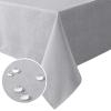 imageHVERSAILTEX Cloth Napkins Set of 12 18quot X 18quot Linen Textured Dinner Napkins Waterproof Extra Soft Thick Durable Reusable Napkins with Hemmed Edges for Dinners Weddings and Everyday Use AquaDove Gray