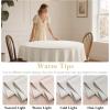 imageHVERSAILTEX Cloth Napkins Set of 12 18quot X 18quot Linen Textured Dinner Napkins Waterproof Extra Soft Thick Durable Reusable Napkins with Hemmed Edges for Dinners Weddings and Everyday Use AquaLinennatural