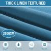 imageHVERSAILTEX Cloth Napkins Set of 12 18quot X 18quot Linen Textured Dinner Napkins Waterproof Extra Soft Thick Durable Reusable Napkins with Hemmed Edges for Dinners Weddings and Everyday Use AquaInk Blue