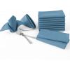imageHVERSAILTEX Cloth Napkins Set of 12 18quot X 18quot Linen Textured Dinner Napkins Waterproof Extra Soft Thick Durable Reusable Napkins with Hemmed Edges for Dinners Weddings and Everyday Use AquaInk Blue