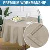 imageHVERSAILTEX Cloth Napkins Set of 12 18quot X 18quot Linen Textured Dinner Napkins Waterproof Extra Soft Thick Durable Reusable Napkins with Hemmed Edges for Dinners Weddings and Everyday Use AquaTaupe