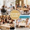imageHVERSAILTEX Linen Textured Table Cloths Rectangle 60 x 120 Inch Premium Solid Tablecloth SpillProof Waterproof Table Cover for Dining Buffet Feature Extra Soft and Thick Fabric Wrinkle Free TaupeLinensage