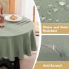 imageHVERSAILTEX Linen Textured Table Cloths Rectangle 60 x 120 Inch Premium Solid Tablecloth SpillProof Waterproof Table Cover for Dining Buffet Feature Extra Soft and Thick Fabric Wrinkle Free TaupeLinensage