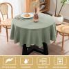 imageHVERSAILTEX Linen Textured Table Cloths Rectangle 60 x 120 Inch Premium Solid Tablecloth SpillProof Waterproof Table Cover for Dining Buffet Feature Extra Soft and Thick Fabric Wrinkle Free TaupeLinensage
