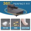 imageHVERSAILTEX Velvet Chaise Lounge Cover High Stretch Chaise Chair Cover for Living Room Soft Chaise Slipcovers with Arms Luxury Velvet Chaise Lounge Dog Covers Machine Washable BlackGrey
