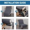 imageHVERSAILTEX Water Resistant Accent Chair Cover Reversible Quilted Accent Chair Covers Without Arms Thick Soft Durable Accent Chair Cover with AntiSlip Buckle Washable BrownBeigeGreyBeige