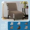 imageHVERSAILTEX Water Resistant Accent Chair Cover Reversible Quilted Accent Chair Covers Without Arms Thick Soft Durable Accent Chair Cover with AntiSlip Buckle Washable BrownBeigeTaupe BrownBeige